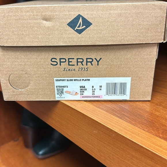 Speedy glittery gold sandals with buckle - Picture 4 of 4